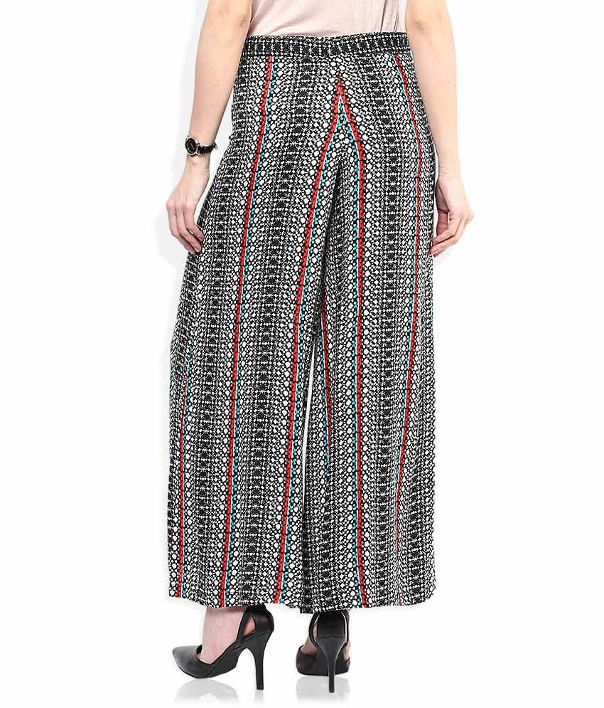 printed palazzo trousers