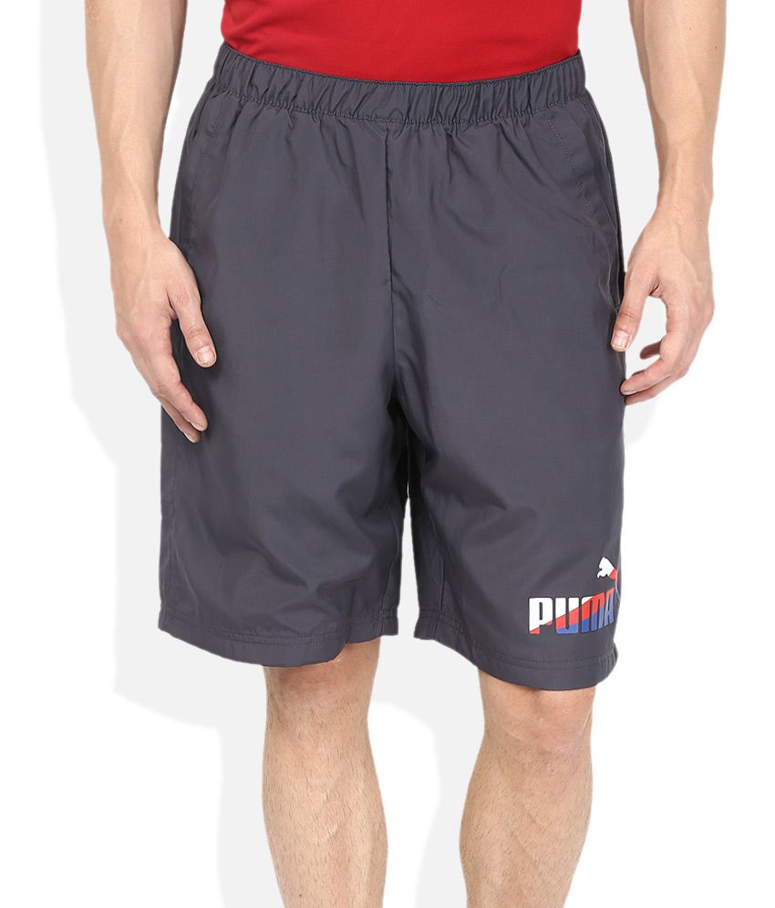 Download Puma Grey Solid Shorts - Buy Puma Grey Solid Shorts Online ...