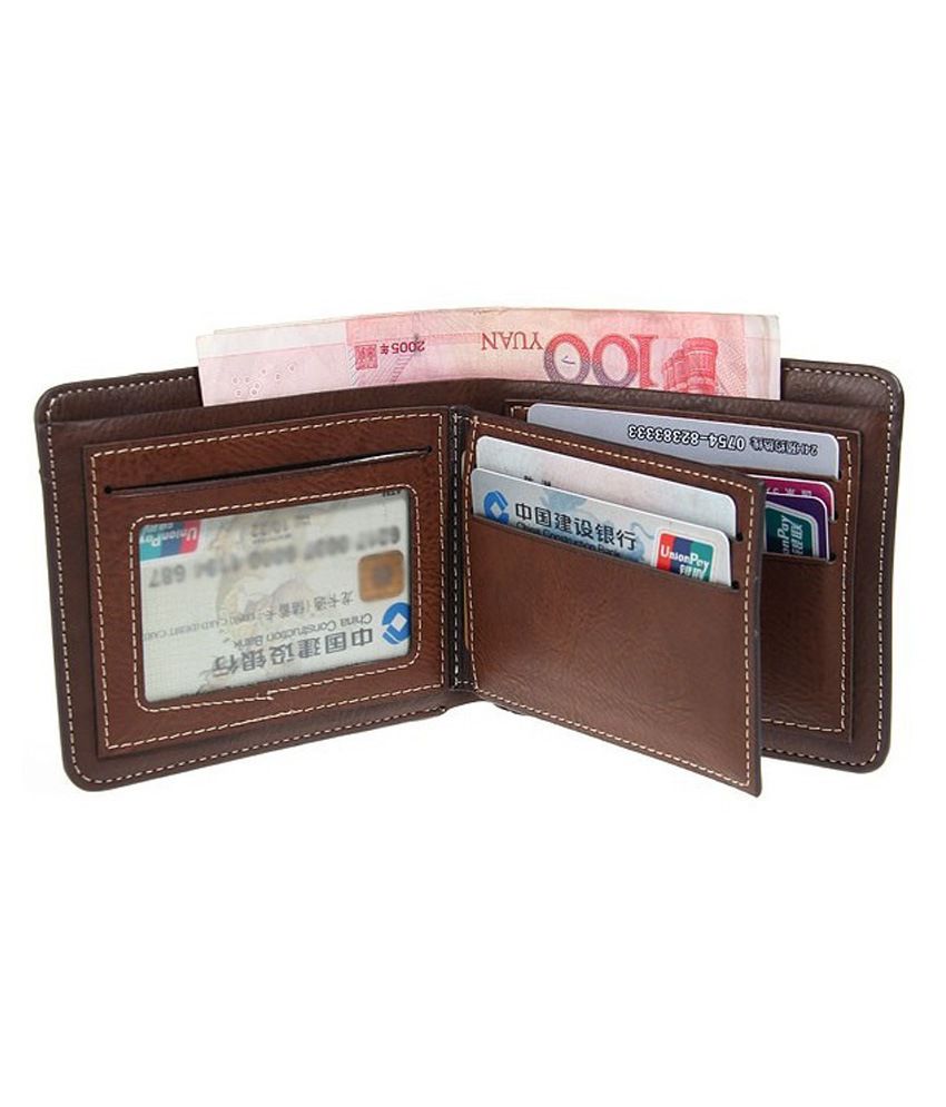 Spl Brown Leather Wallet For Men: Buy Online at Low Price in India ...