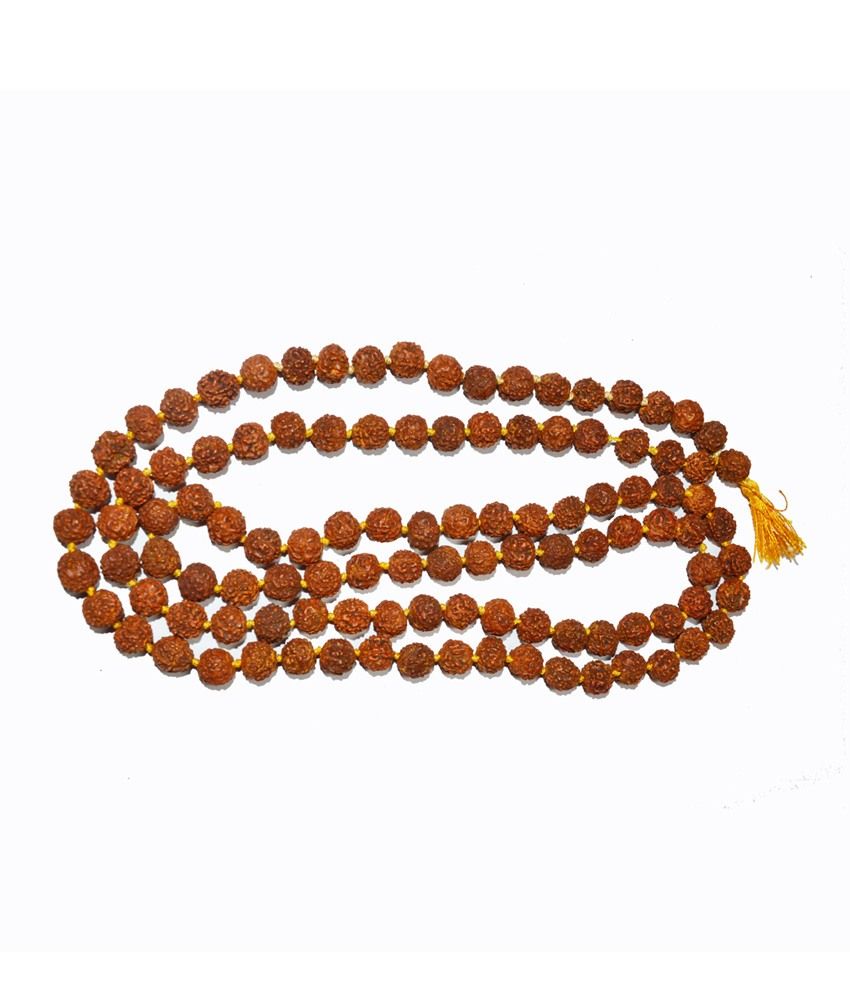     			Agarwal Rudraksha Natural 5 Face Rudraksha Mala 11mm