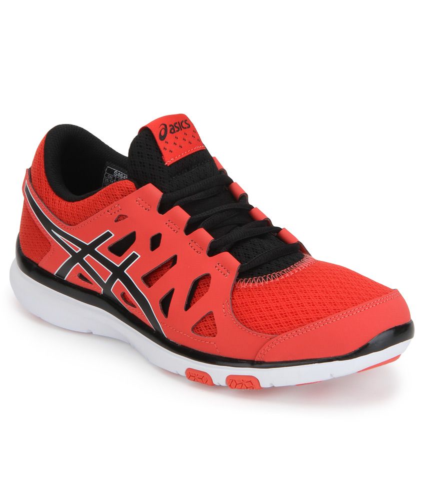 Asics Gel Fit Tempo Red Sports Shoes 