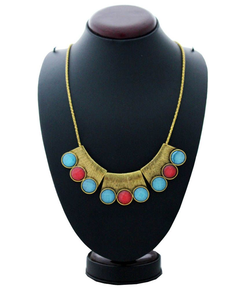Beingwomen Multicolor Alloy Necklace Buy Beingwomen Multicolor Alloy