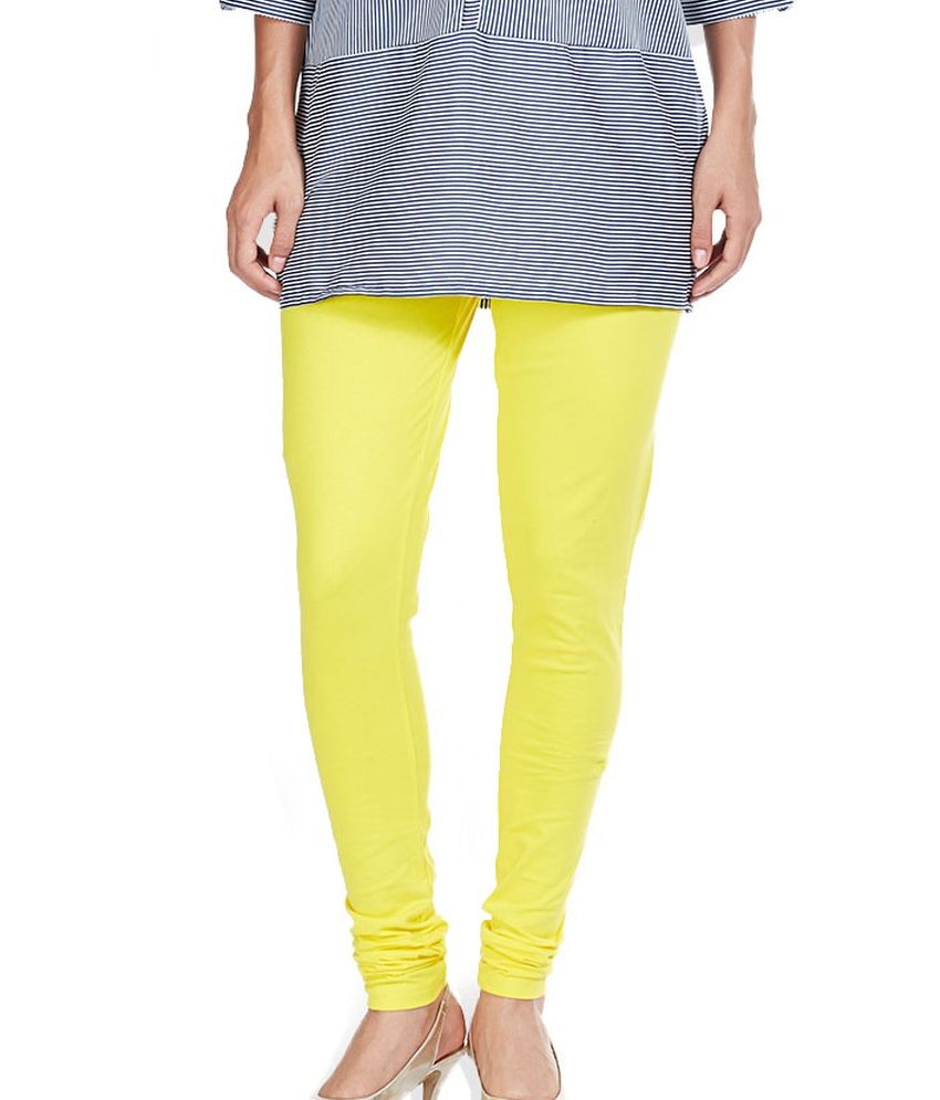 yellow workout leggings