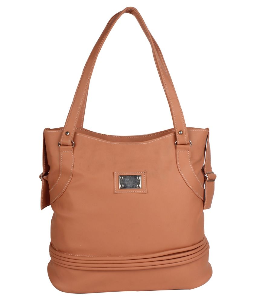 peach shoulder bag