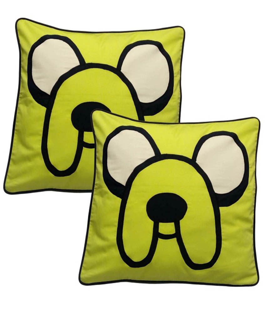     			Hugs'n'Rugs Cotton Cushion Covers Pack of 2 (40 x 40 cm ) 16 x 16