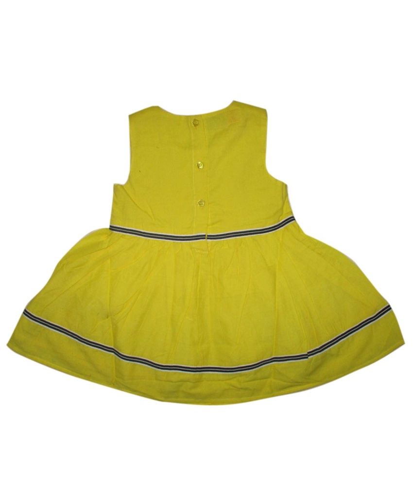 yellow full frock