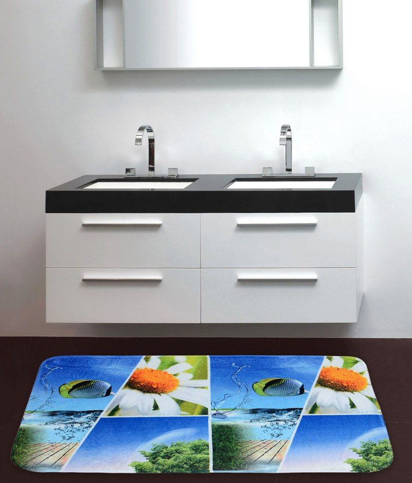 Cortina Blue Extra Large Bath/Door Mat Buy Cortina Blue Extra Large