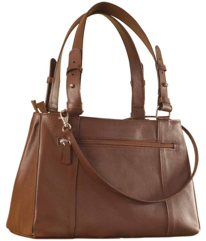 black and brown shoulder bag