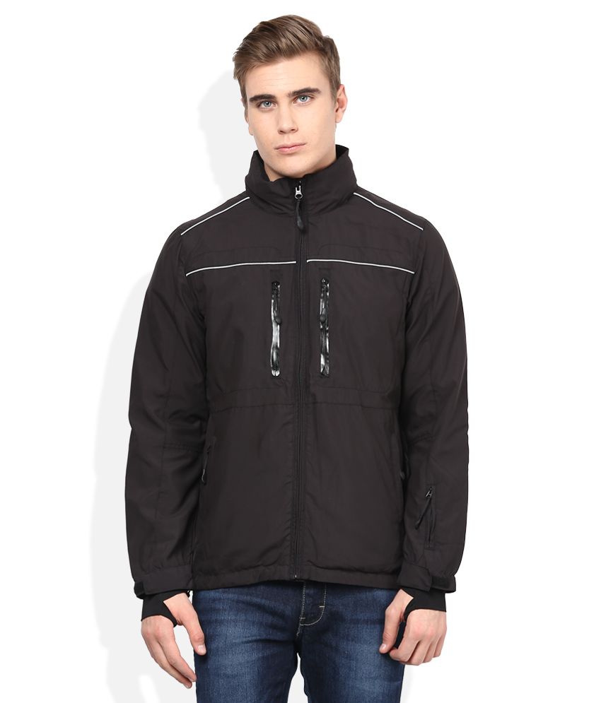 Wrangler Black Solid Windbreaker - Buy Wrangler Black Solid Windbreaker ...