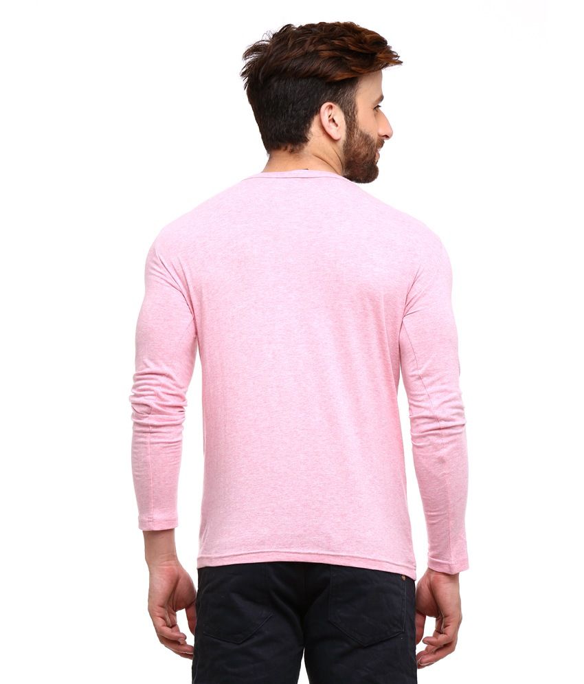 pink full sleeve t shirt