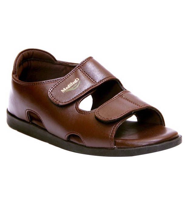 Medifeet Brown Daily Orthopaedic Sandals Price in India- Buy Medifeet Brown  Daily Orthopaedic Sandals Online at Snapdeal