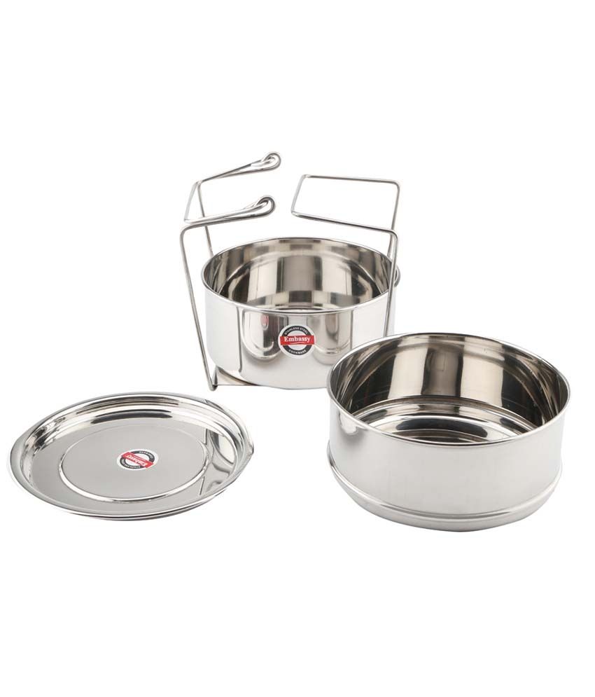 Embassy Cooker Separator Set 2 Containers Suitable for 3 L Prestige Outer Lid 