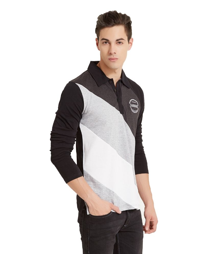 shirt with grey blazer