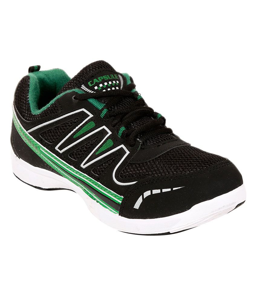 Columbus Capsule Black & Green Sports Shoes For Men - Buy Columbus ...