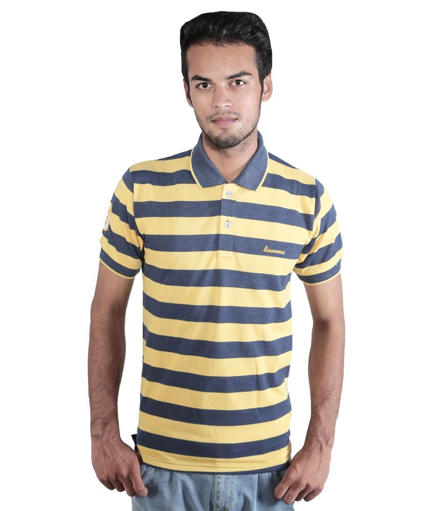 yellow half sleeve t shirt