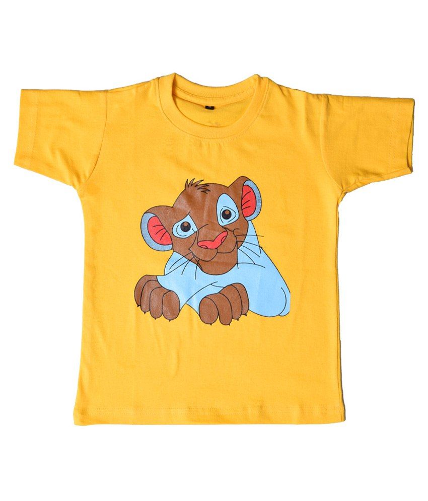     			British Terminal Yellow Cotton baby tshirt