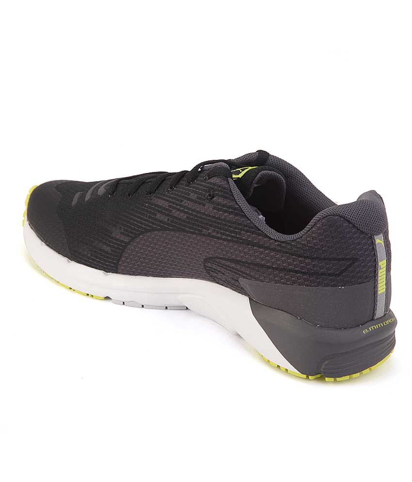 puma black shoes without laces