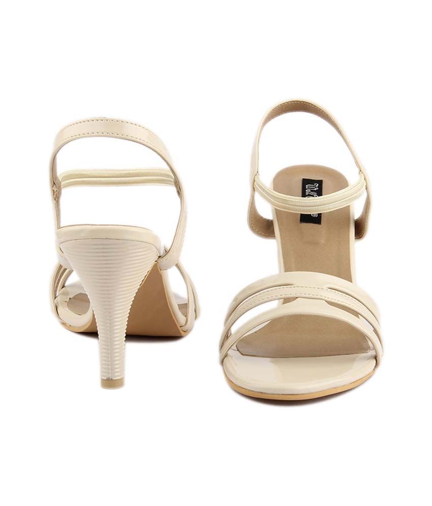 stiletto beige heels