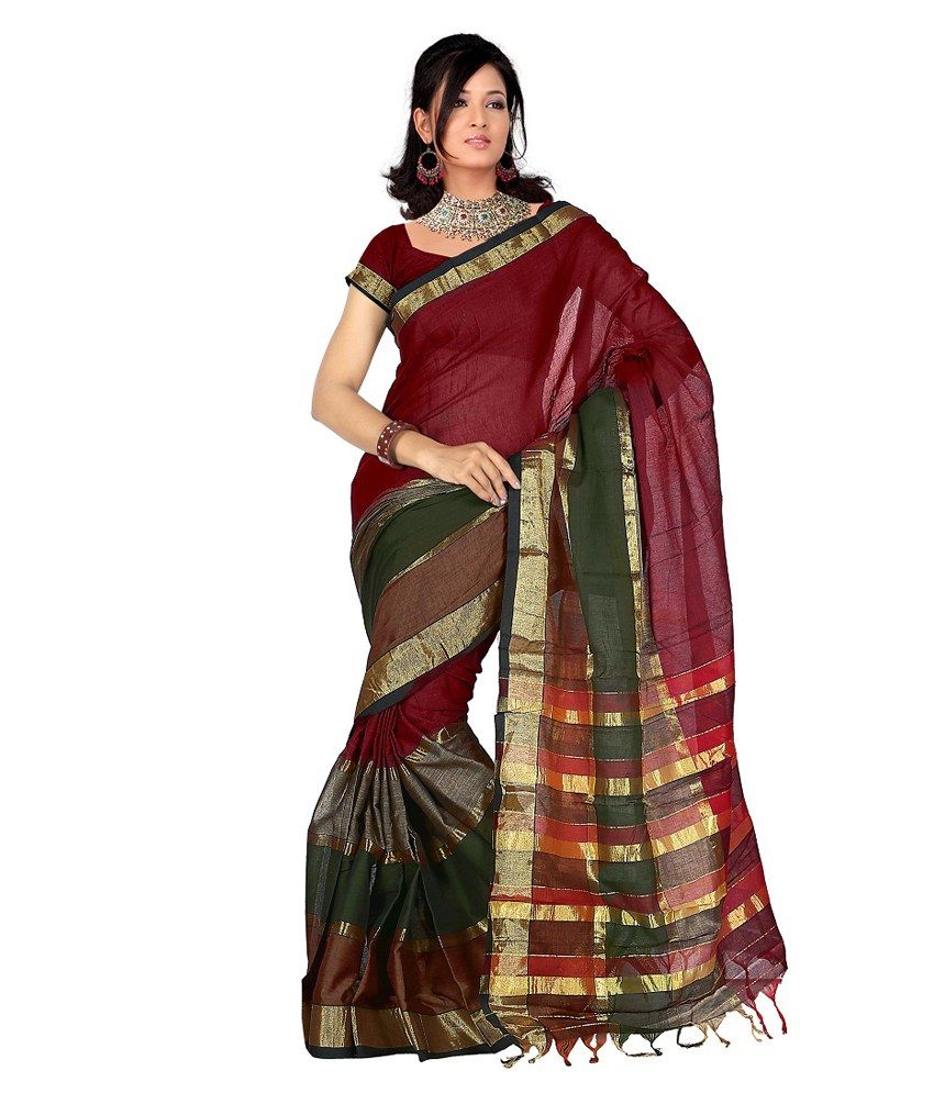 Harsh Sarees Plain Venkatagiri Cotton Saree Buy Harsh Sarees Plain