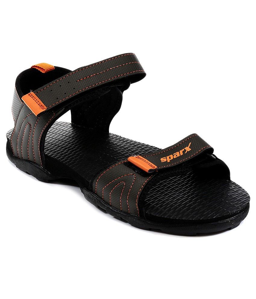 Sparx Orange Floater Sandals - Buy 