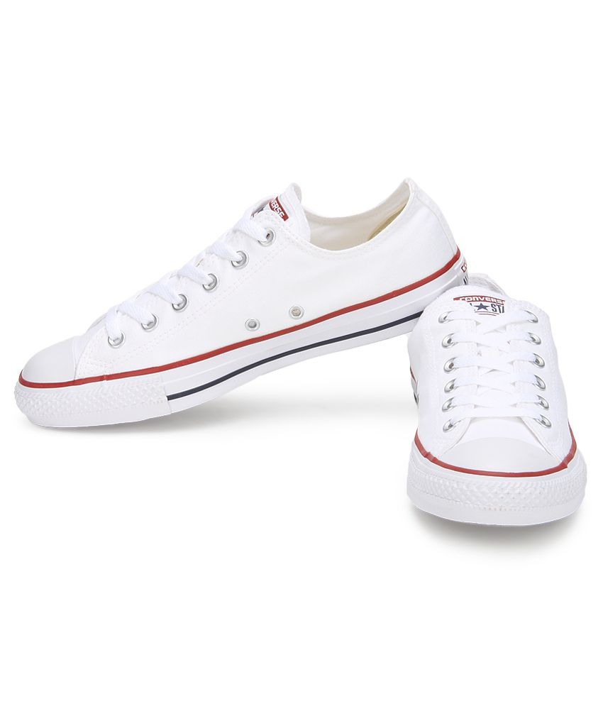 Converse White Sneaker Shoes - Buy Converse White Sneaker Shoes Online at  Best Prices in India on Snapdeal