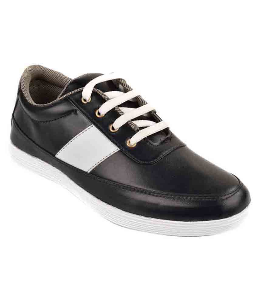 stylish black and white shoes