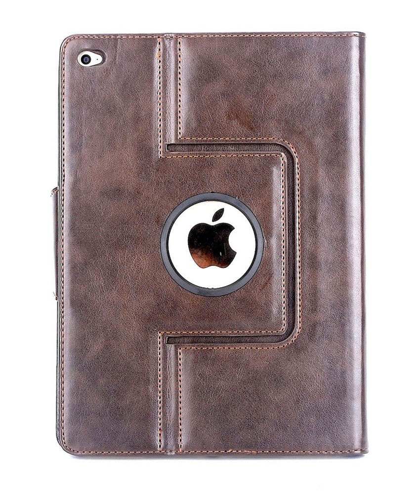     			Bracevor Leather Rotating Stand Case Cover For Apple iPad Air 2 (iPad 6) - Executive Brown