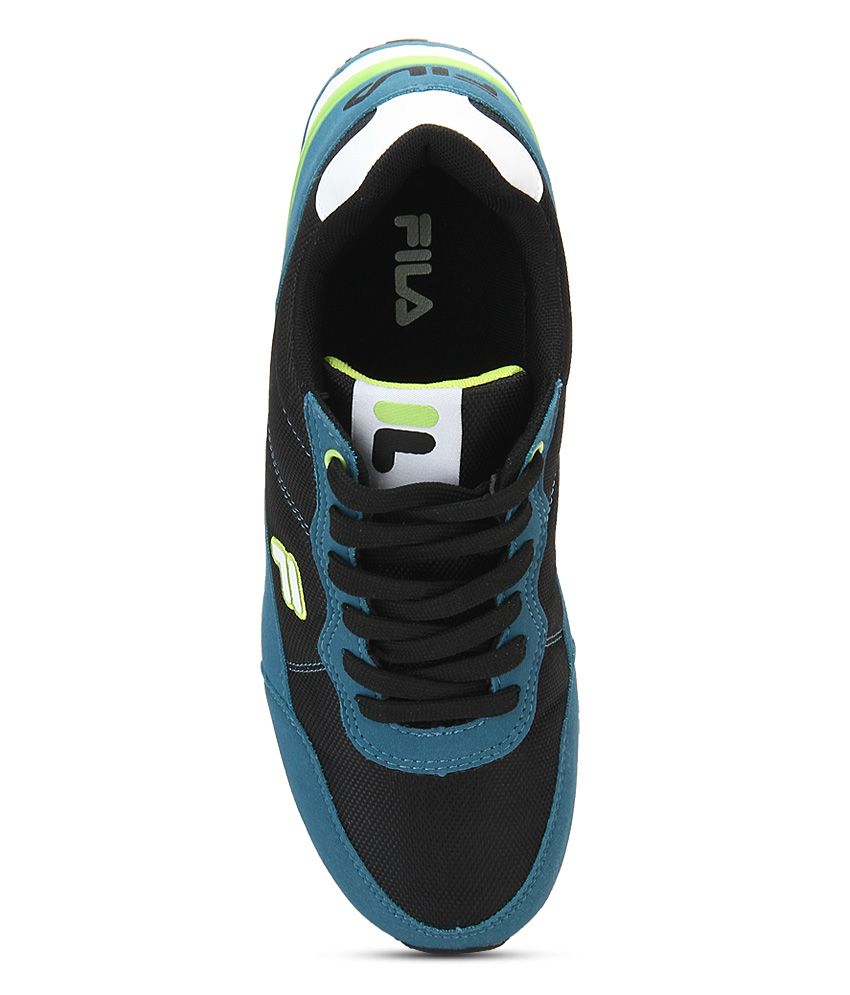 fila blue sports shoes