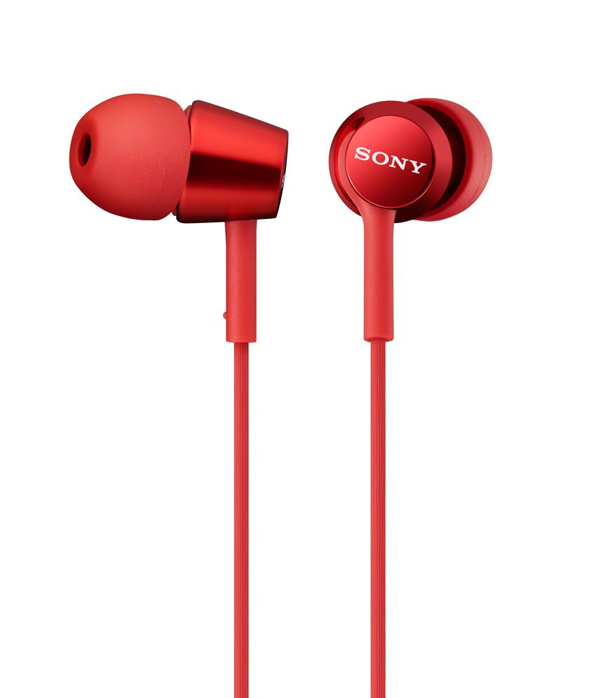 Sony MDREX150 InEar Earphones Without Mic (Red) Buy