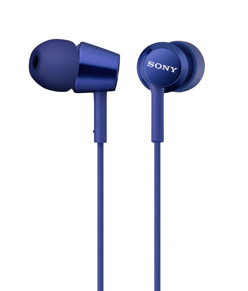 Sony MDR-EX150 In-Ear Earphones Without Mic (Dark Blue) - Buy Sony MDR ...