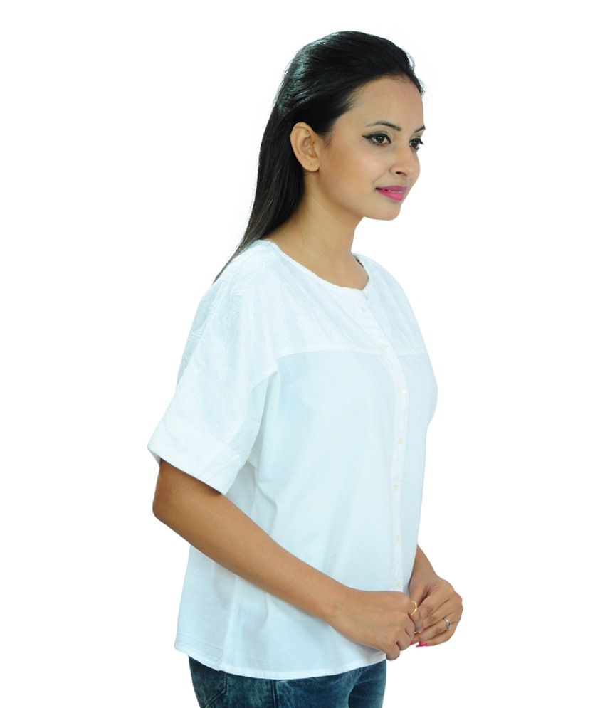 white cotton tops uk