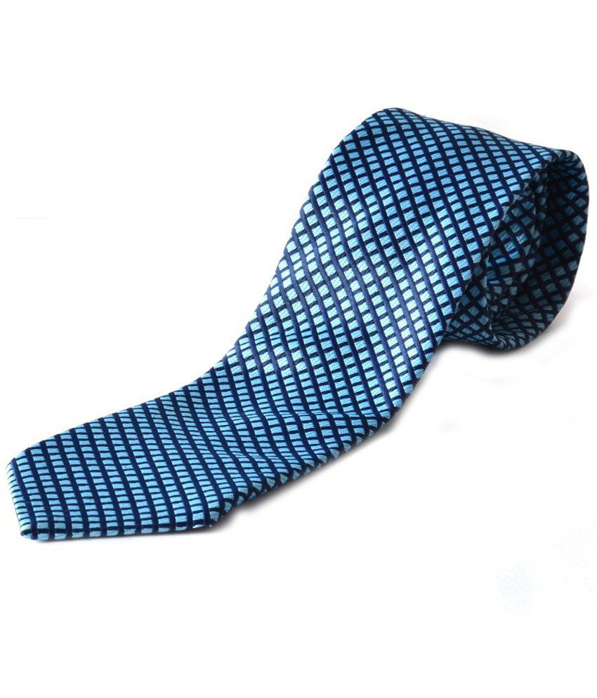 Paranoid Blue Fibre Formal Necktie: Buy Online at Low Price in India ...
