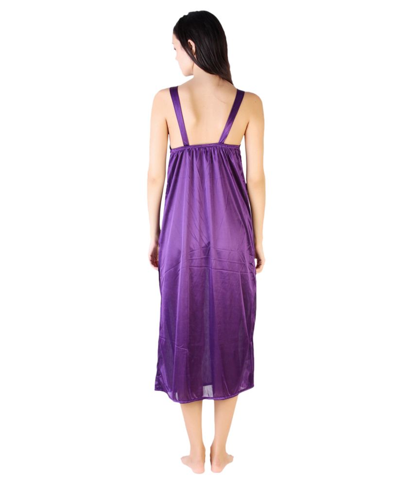 Buy iModa Purple Satin Nighty Online at Best Prices in India - Snapdeal