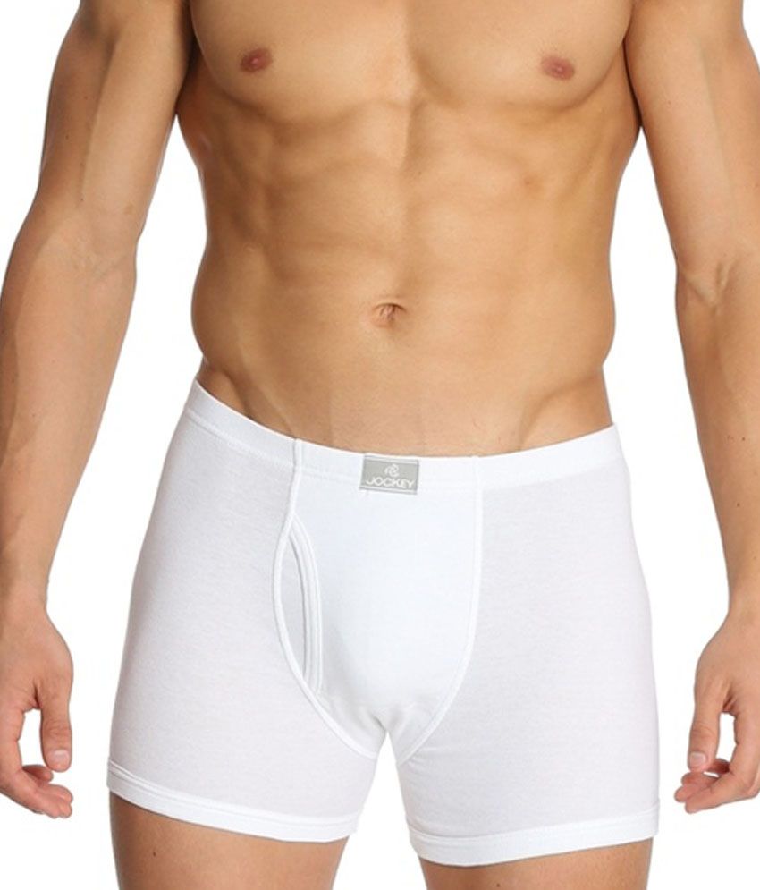 Jockey White Cotton Trunk Underwear Pack Of 6 Buy Jockey White
