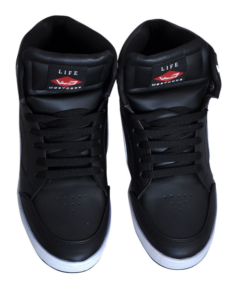 West Code Black Casual Shoes Buy West Code Black Casual