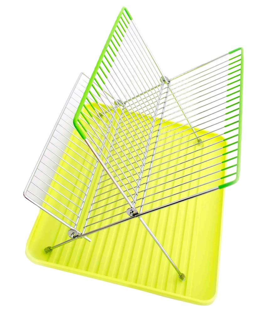 Siso Green Stainless Steel Plate Stand with 6 Melamine Plates Buy Siso
