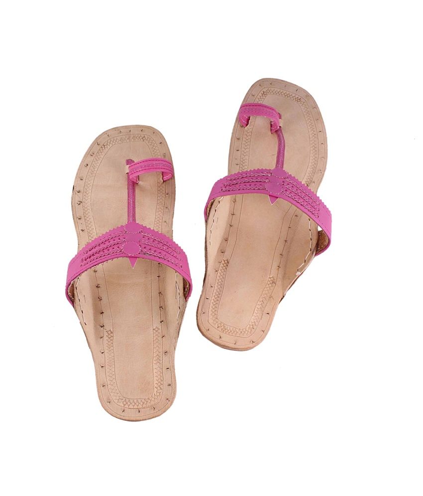 jstarmart Pink Kolhapuri Chappal Price in India Buy jstarmart Pink