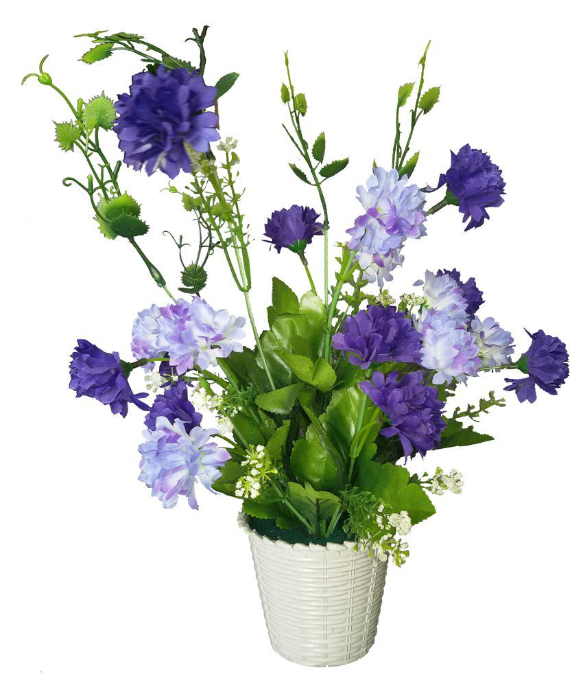 V Creations Purple Artificial Flower: Buy V Creations Purple Artificial