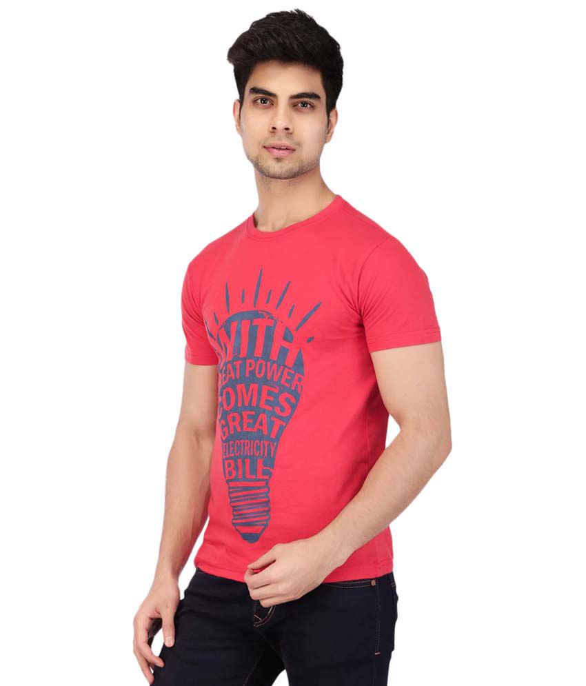 Acropolis by Shoppers Stop Pack of 2 Navy Blue & Red Printed T Shirts ...