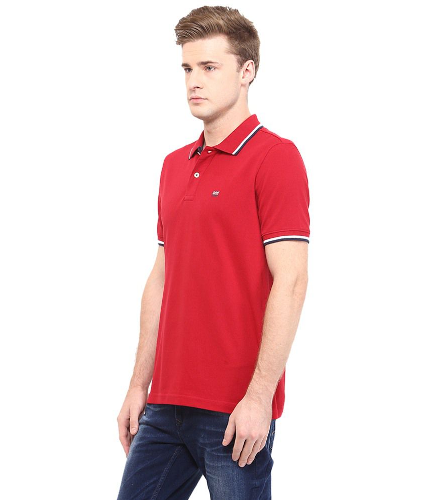 Byford by Pantaloons Red T Shirt for Men - Buy Byford by Pantaloons Red ...