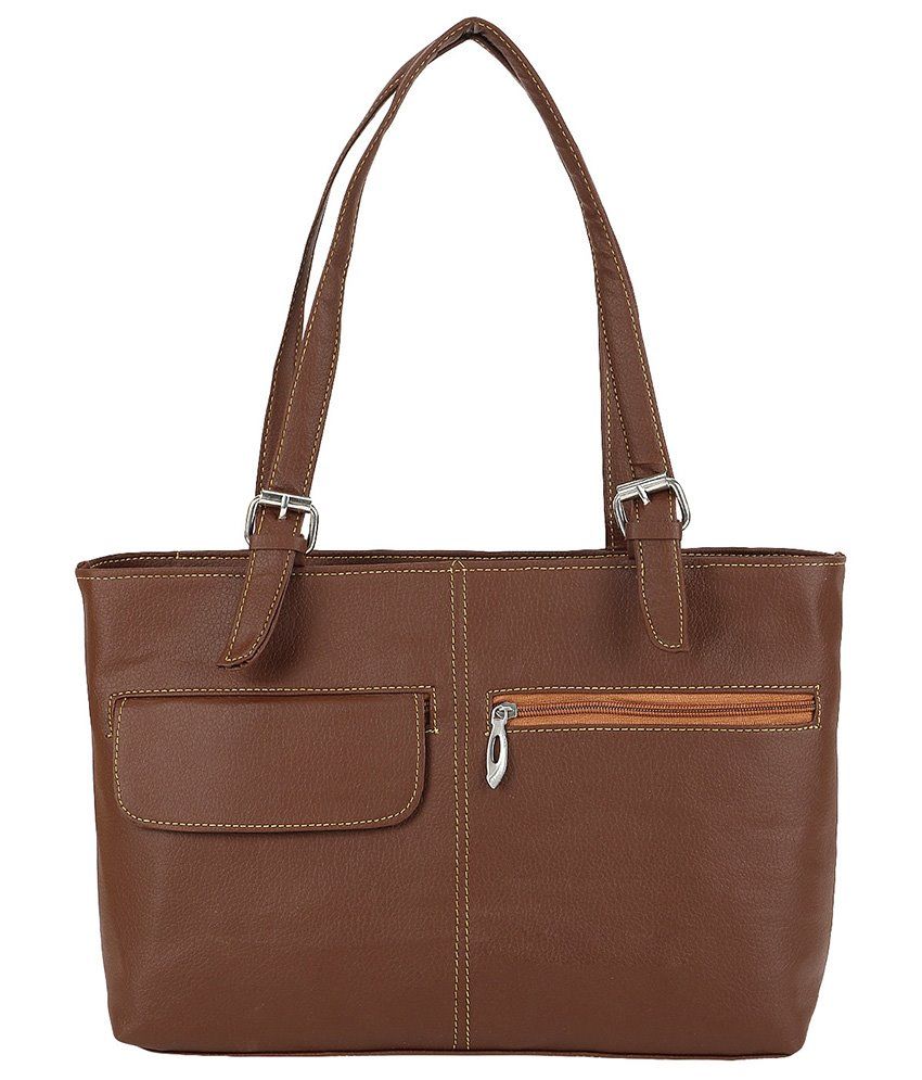 brown shoulder bag designer