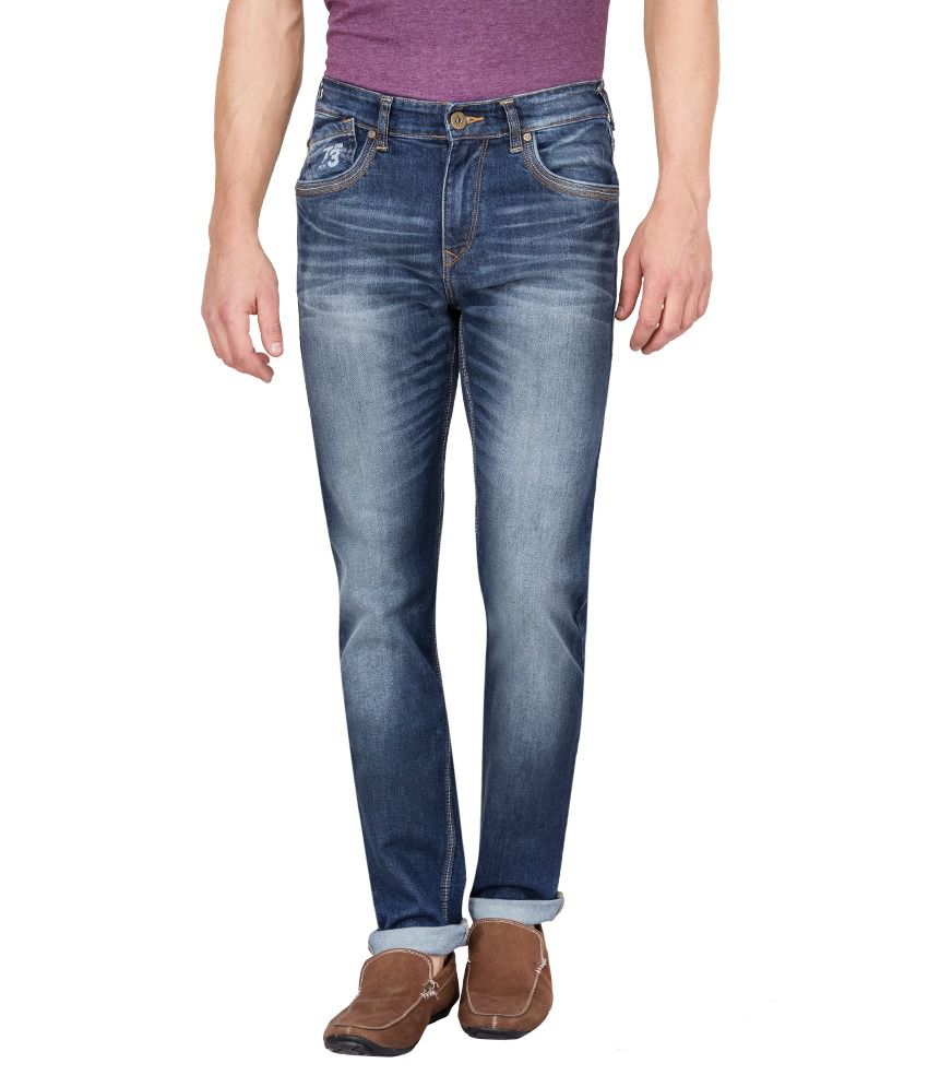 For 1049/-(71% Off) Pepe Jeans Blue Slim Fit Jeans @71% off at Snapdeal