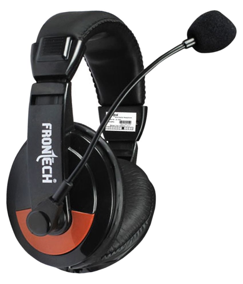     			Frontech Jil-3442 On Ear Wired Headphone With Mic Black (Designed for Computers)