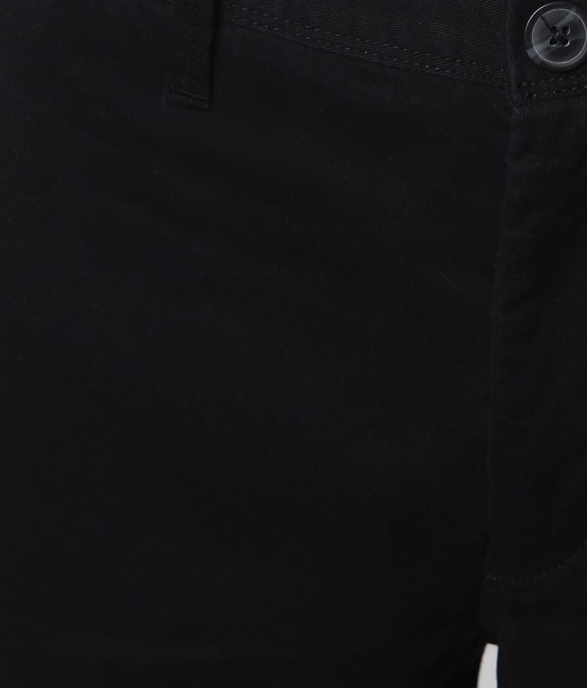 black slim chinos mens