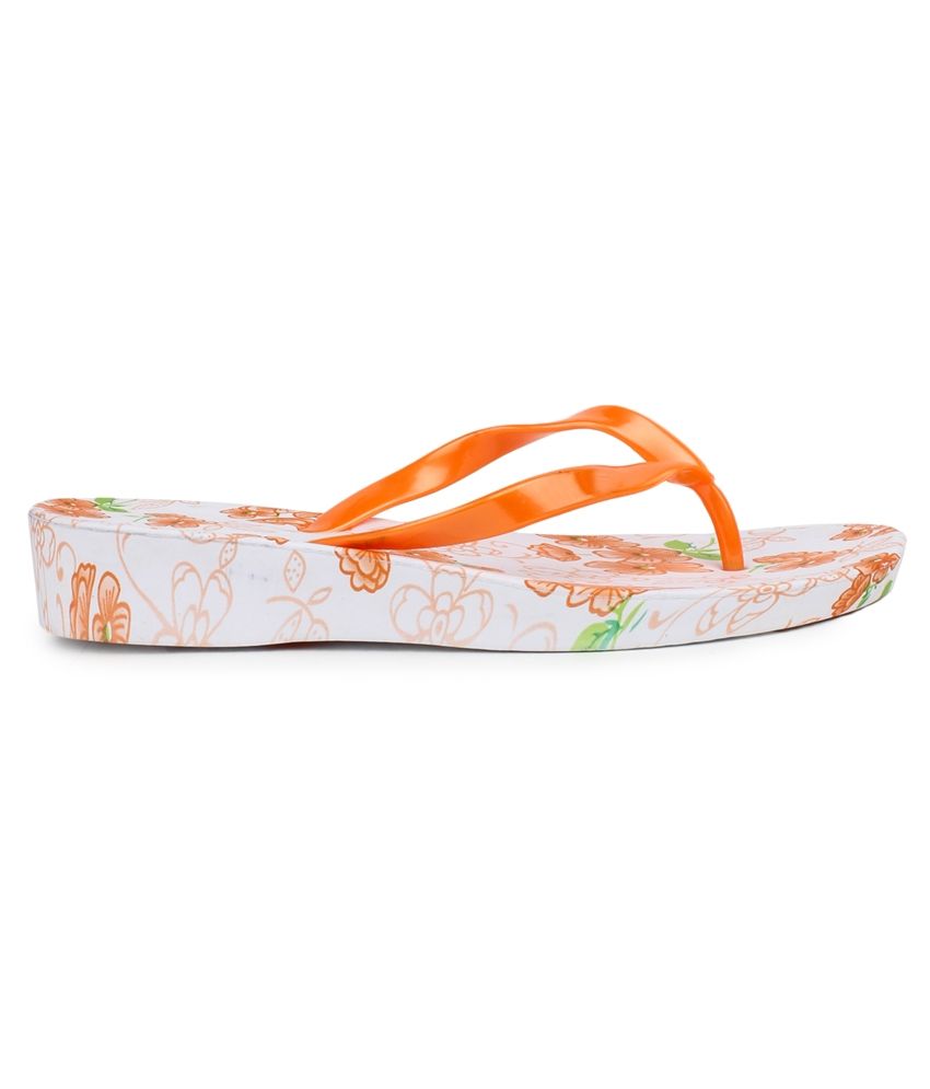 11e Orange Flip Flops Price in India- Buy 11e Orange Flip Flops Online at Snapdeal