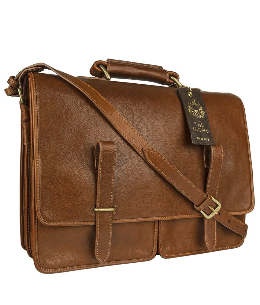 Hidesign Parma Tan Leather Briefcase Buy Hidesign Parma Tan Leather Briefcase Online at Low