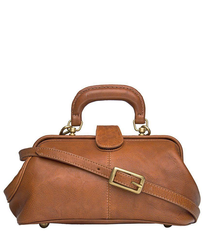 Hidesign Sasha Brown Leather Crossbody Bag - Buy Hidesign Sasha Brown ...
