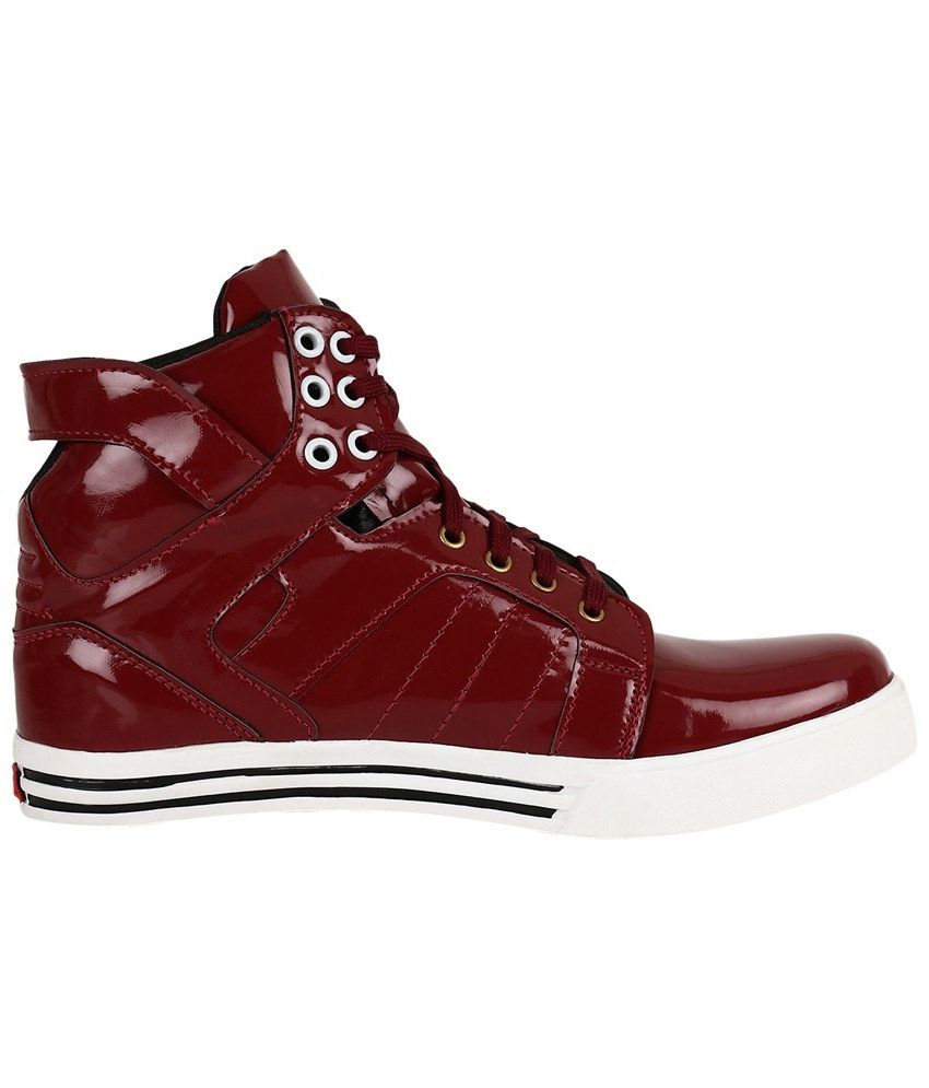 maroon party shoes