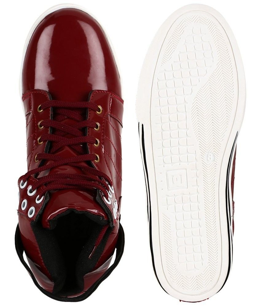 maroon party shoes