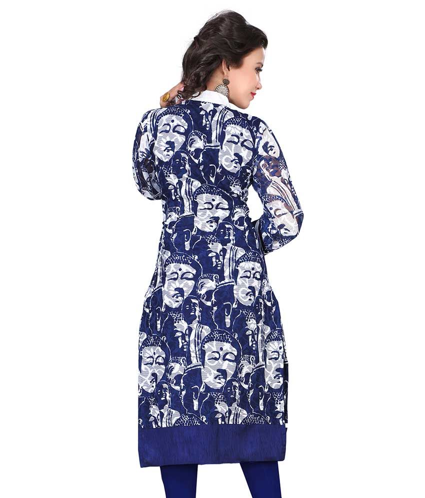 kurti from net saree